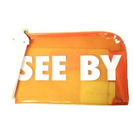 Chloé See by Chloe PVC Clutch Bag Orange