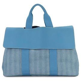 Hermès Valparaiso MM Handtasche Blau