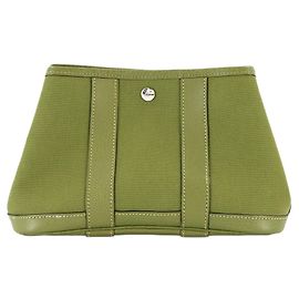 Pochette Garden Party Hermès en Vert Anis Autre