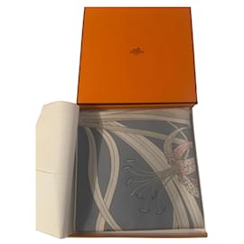Hermès Seidentuch Grau 90x90 Grau