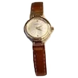Autre Marque LADY H – QUARTZ – ACERO & PVD ORO CUERO CAMEL Camello