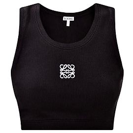 Top Loewe Anagramma Corto Nero