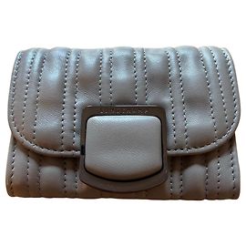 Cartera Longchamp de Cuero Gris Gris