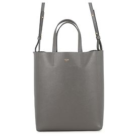 Céline Celine Vertical Cabas Small Leather Tote Bag Brown