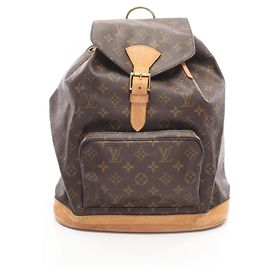 Rucksack/Handtasche Montsouris GM von Louis Vuitton Braun
