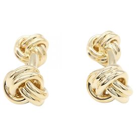 Tiffany & Co. Knot Twist Cufflinks in 18K Gold Golden