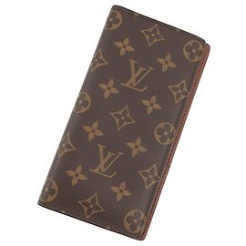Louis Vuitton Monogram Long Wallet Brown