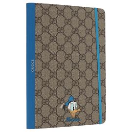 GUCCI GG Supreme Donald Duck Disney Collaboration Note Cover Beige Auth BA10340M Beige