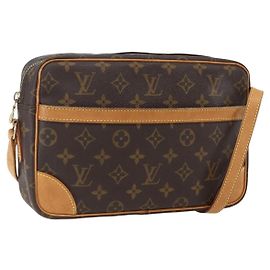 LOUIS VUITTON Bolsa de Ombro Monogram Trocadero 27 M51274 LV Auth ep13119 Monograma