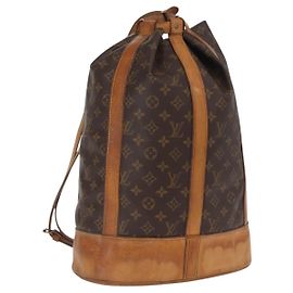LOUIS VUITTON Bolsa de Ombro Monogram Randonnee GM M42244 LV Auth gh1698 Monograma