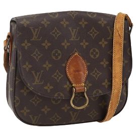 LOUIS VUITTON Bolsa de Ombro Monogram Saint Cloud GM M51242 LV Auth 163427 Monograma