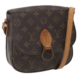 LOUIS VUITTON Borsa a Spalla Monogram Saint Cloud MM M51243 LV Auth 170614 Monogramma