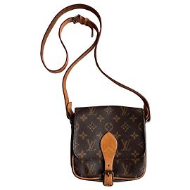 Louis Vuitton Cartouchière PM Monogram Marrom Dourado
