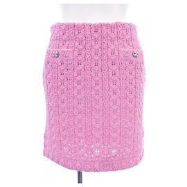 Saia Chanel Skirt Skirt Rosa