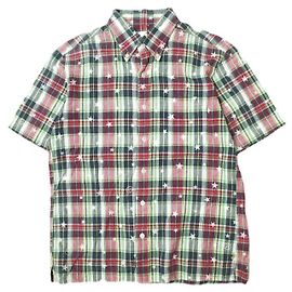 Autre Marque Camisa de algodón STAR PLAID MIX de Uniform Experiment Azul Otro