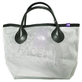 BOLSA TOTE DE NYLON MESH FIELD DA THE NORTH FACE PURPLE LABEL Cinza