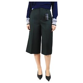 Saint Laurent Grüne 3/4 Anzughose - Größe UK 10 Grün