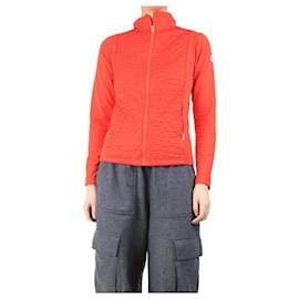 Fusalp Red quilted zip-up jacket - size M Red