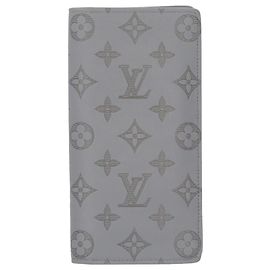 Louis Vuitton Monogram Shadow Long Wallet Brown