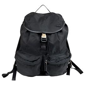 Prada Nylon V164 Men's Backpack Black