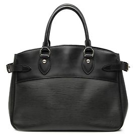 Louis Vuitton Epi Passy PM Handbag Tote Bag Black