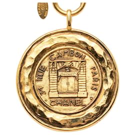 Collar Chanel Coco Mark Dorado