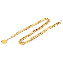Cinto de corrente dourada Chanel Coco Marca 31 RUE CAMBON PARIS Dourado