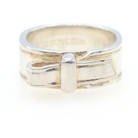 Hermès Hermes Artemis Band Ring in Sterling Silver Other