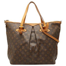 Sac à main/épaule Louis Vuitton Monogram Palermo GM Marron