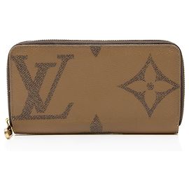 Portefeuille Zippy Monogram Géant Inversé Louis Vuitton Marron