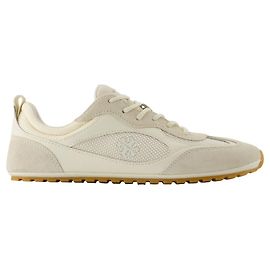 Field Sneakers - Tory Burch - Leather - Beige Brown Beige