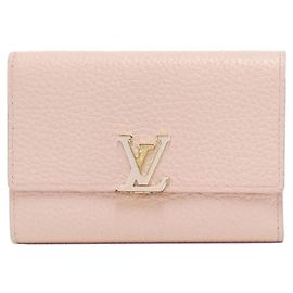 Louis Vuitton Capucines Taurillon Wallet Pink Other