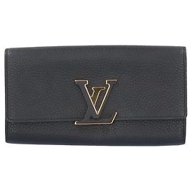 Portefeuille Long Capucines Louis Vuitton Noir
