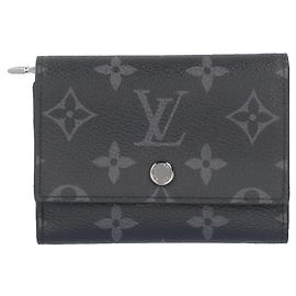 Portefeuille Victor Louis Vuitton - Monogram Eclipse Trifold Noir