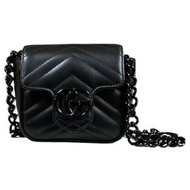 Borsa a Spalla Gucci Mini Pochette GG Marmont Nero