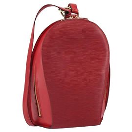 LOUIS VUITTON Epi Mabillon Backpack Castilian Red M52237 LV Auth 166325 Red