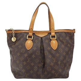 Louis Vuitton Palermo Handtasche aus Monogramm-Canvas PM Braun