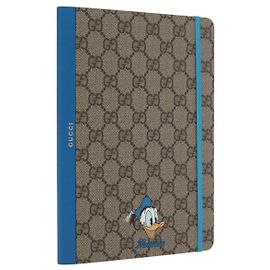 GUCCI GG Supreme Donald Duck Disney Collaboration Note Cover Beige Auth BA10338M Beige