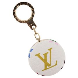 LOUIS VUITTON Monogram Multicolor Astropill Charm White M51911 LV Auth 163476SAV White