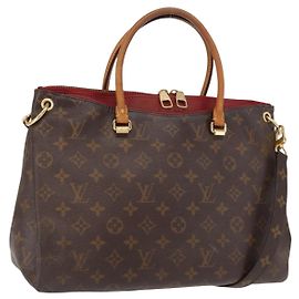 LOUIS VUITTON Monogram Pallas Handtasche 2way M41633 LV Auth 165406A Monogramm