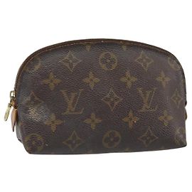 LOUIS VUITTON Pochette Cosmetica Monogram PM Pouch M43998 LV Auth 169122 Monogramma