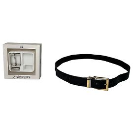 Givenchy Ledergürtel-Set Schwarz Neu Schwarz