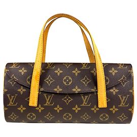 Sac à main Sonatine en toile Monogram Louis Vuitton Marron