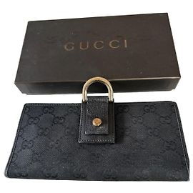 Gucci Abbey D Ring Wallet Black