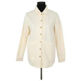 SéZane Chaqueta de Algodón Ecru Crudo