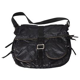 Sonia Rykiel Black Polyester Messenger Bag Black