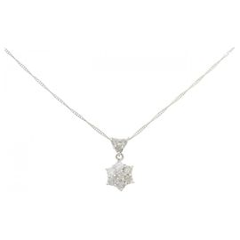 Autre Marque Au750 Diamant-Halskette Silber