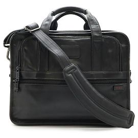 Tumi Leather 2way Briefcase Black