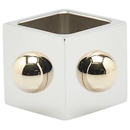 Anello per sciarpa Collier de Chien Hermès Cube Argento