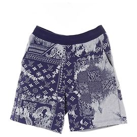 Pantalones de algodón Monogram Louis Vuitton Azul Otro
